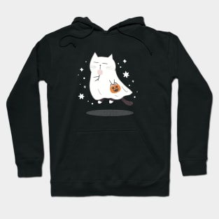 Ghost cat Hoodie